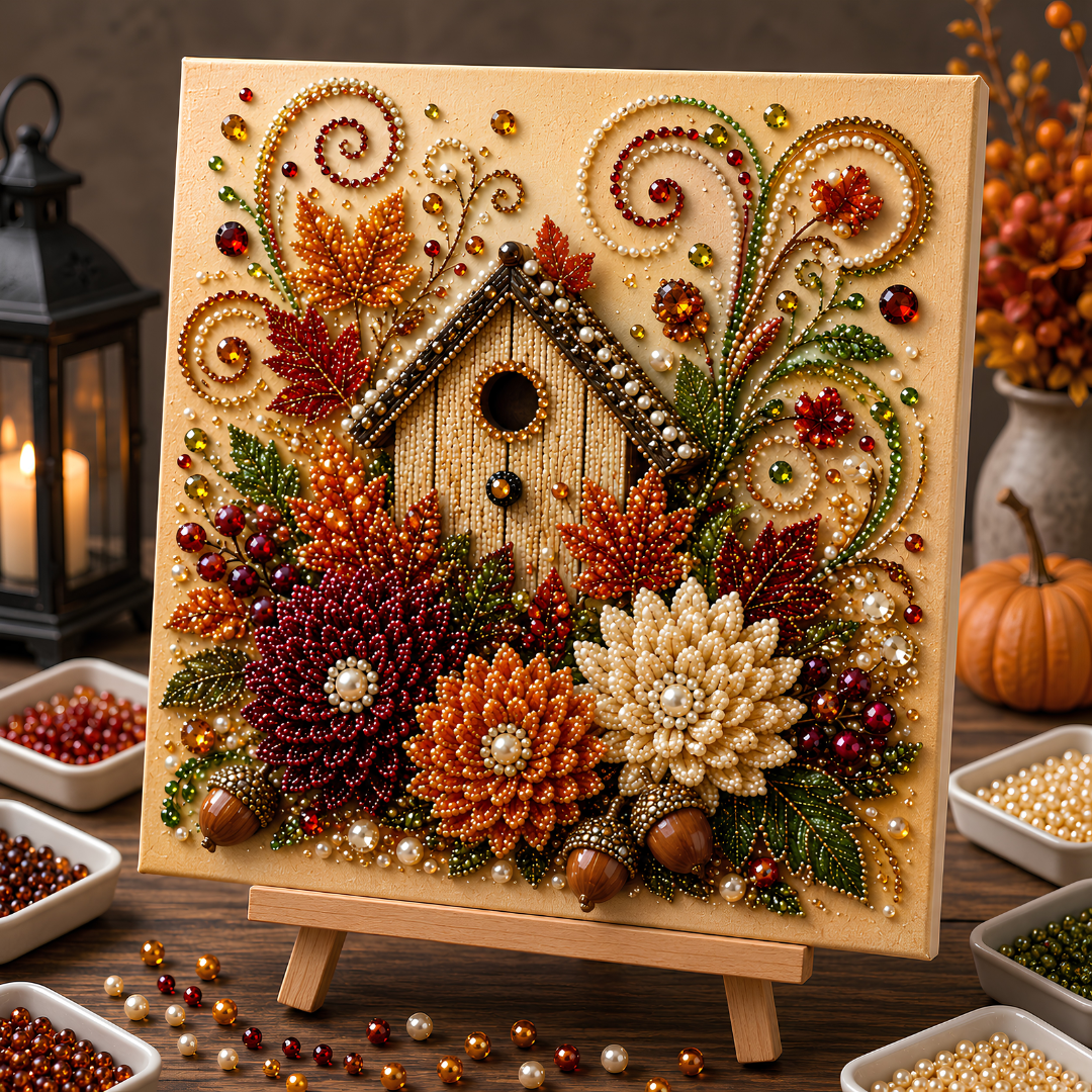 🔥 HOLIDAY SALE 49% OFF ✨ Harvest Holiday 3D Pearl Art DIY Kit
