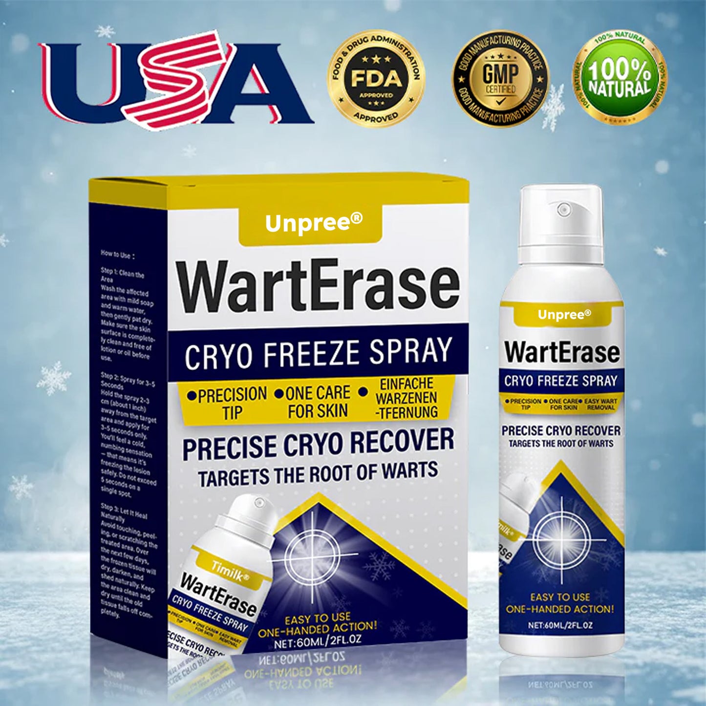 🔥 2026 Holiday Sale 70% OFF ✨ Unpree® WartErase Cryo Freeze Spray