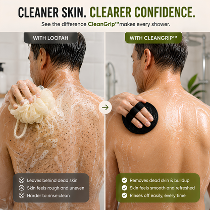 ⏰ LAST DAY SALE 50% OFF 🔥 CleanGrip™ Exfoliating Bath Glove ✨ Deep Clean Without Harsh Scrubbing