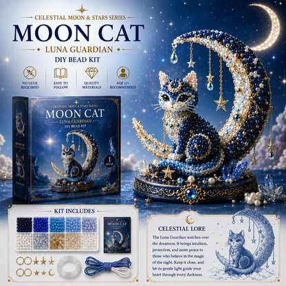 ✨ EARLY CHRISTMAS SALE 70% OFF 🌙 7 Moonlight Celestial Guardians 3D Bead Art DIY Kit