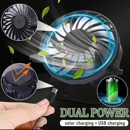 💥 2026 Father's Day 50% OFF ✨ Cooling Hat with Solar Powered Fan UPF 50+ UV Protection