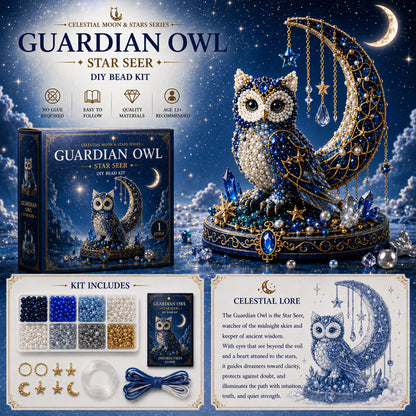 ✨ EARLY CHRISTMAS SALE 70% OFF 🌙 7 Moonlight Celestial Guardians 3D Bead Art DIY Kit