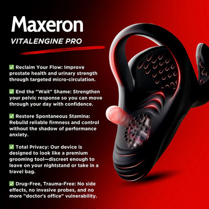 Maxeron™ PRO - The #1 5-in-1 at-home trainer that reverses ED; PE with advanced Precision