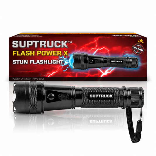 💥 2026 Hot Deals 75% OFF ️🔦 SUPTRUCK™ Flash Power X Hi-Tech Flashlight ⚡ Defend with Max Power