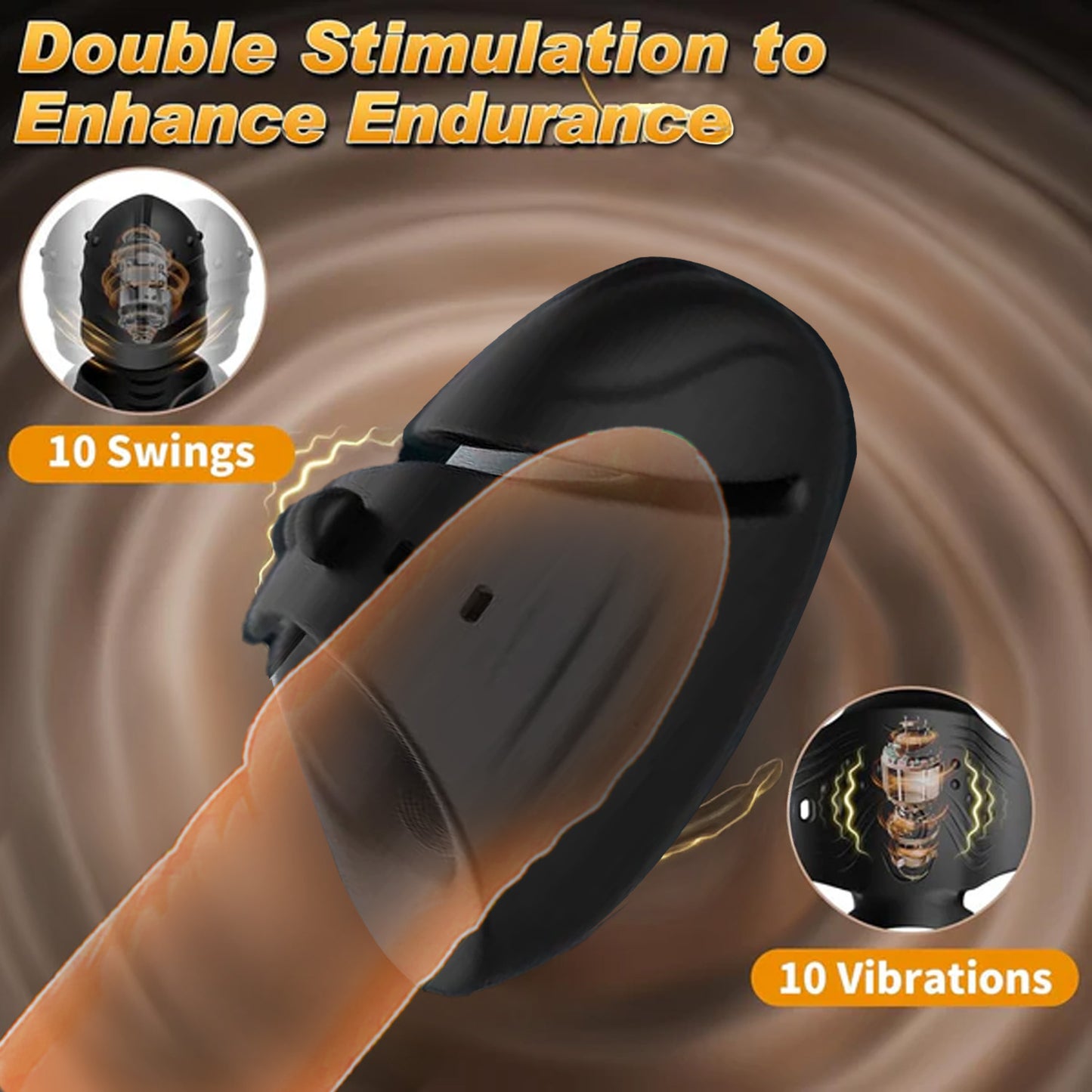 SUPTRUCK Staminex 3in1 Shockwave Performance Device (Plus Size)