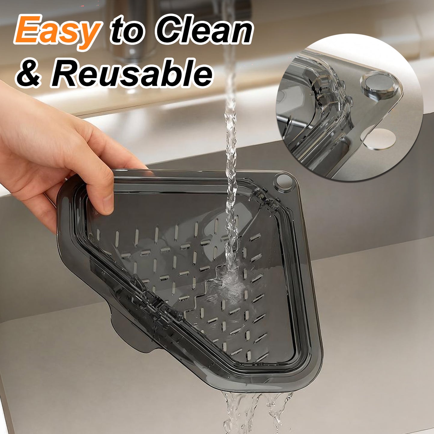 2026 Upgraded Magnetic Sink Drain Basket