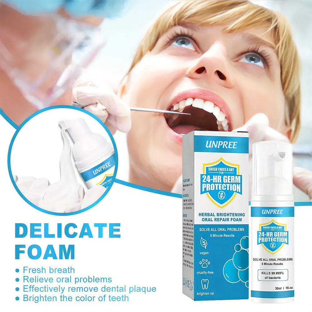 Unpree™ Herbal Brightening Oral Repair Foam