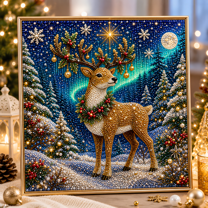 🎄 CHRISTMAS SPECIAL 49% OFF ⏰ Sparkling Christmas 3D Pearl Art DIY Kit ✨