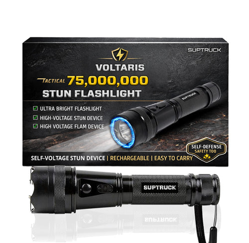 💥 2026 Flash Sale 75% OFF ️🔦 SUPTRUCK™ Voltaris 75M Stun Flashlight ⚡