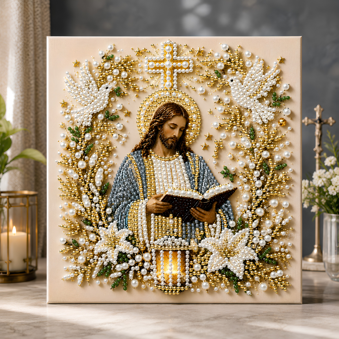 ⏰ LAST DAY 49% OFF ⭐ Divine Grace DIY Pearl Art Kit ✨