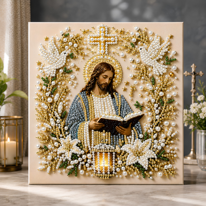⏰ LAST DAY 49% OFF ⭐ Divine Grace DIY Pearl Art Kit ✨