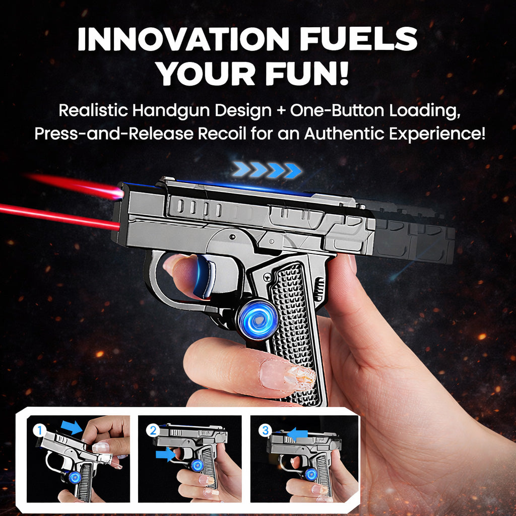 🔥 Father's Day Gift 70% OFF 🔥 Multi-Functional Metal Windproof Torch Lighter, Rotating & Foldable