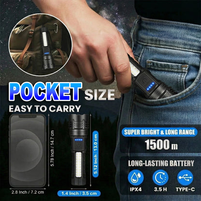 💥 2026 Upgraded 50% OFF ️🔦 SUPTRUCK™ 5 Modes Powerful Emergency Survival Flashlights