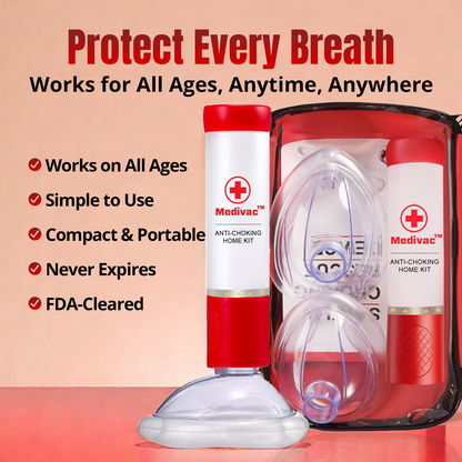 💥 2025 Hot Sale 70% OFF 🚨 MediVac™ Rescue Pro Anti-Choking Home Kit 🔰 Protect Your Family - Peace Of Mind