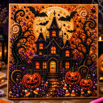 🎃 HALLOWEEN SALE 49% OFF 👻 Halloween Sparkle DIY Pearl Art Kit ✨