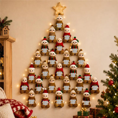🎄 XMAS SALE 70% OFF 🎄 Peni Jolly Handmade Crochet Christmas Little Buddies Set – Funny Christmas Decoration & Gift