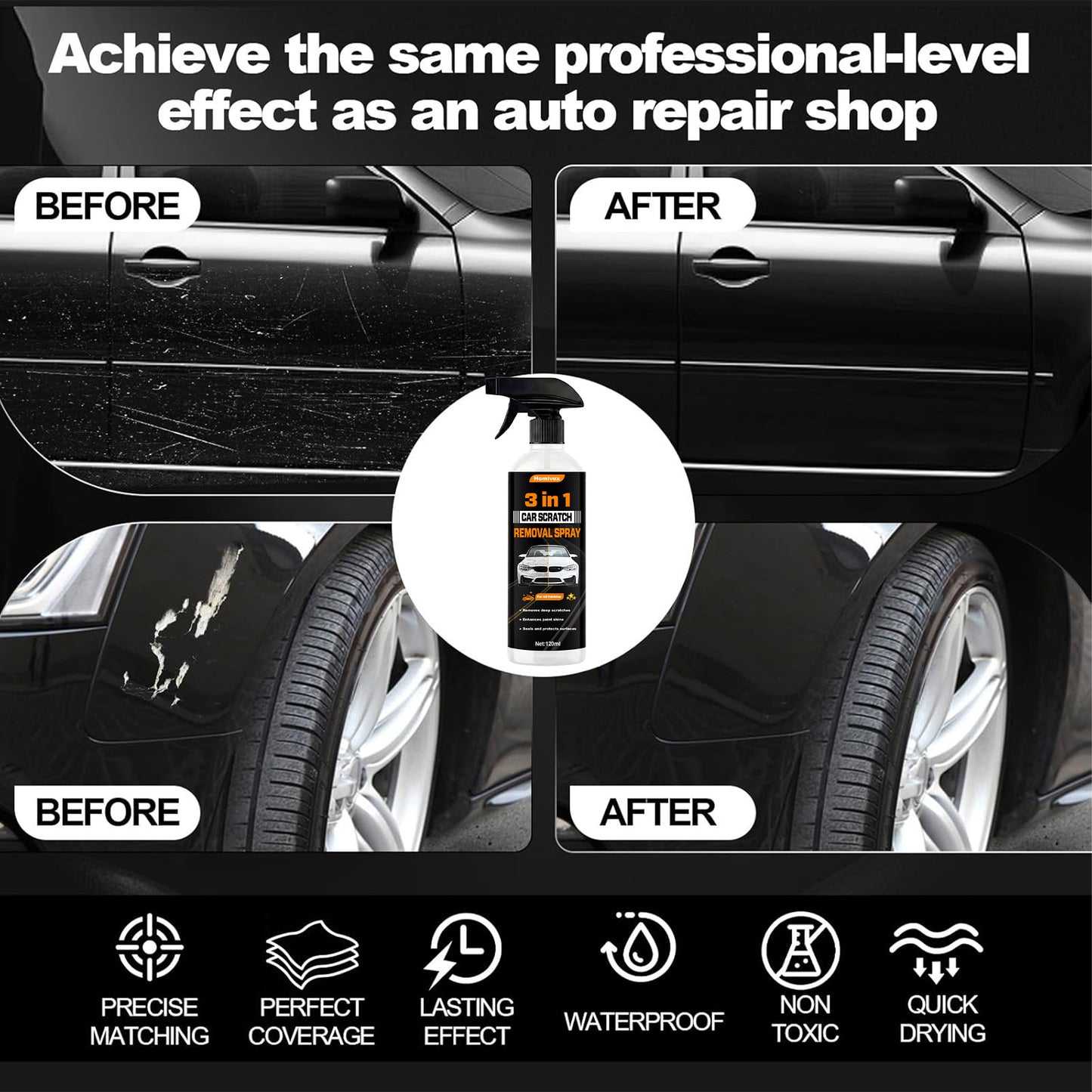 🔥 Hot Sale 70% OFF 🔥 Homivex™ 3-in-1 Car Scratch Remover Spray For All Vehicles