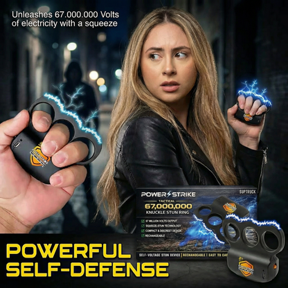 ️💥 2026 Hot Sale 70% OFF ️🔥 POWERSTRIKE Extreme 67,000,000 SUPTRUCK™ Knuckle Stun Ring ⚡