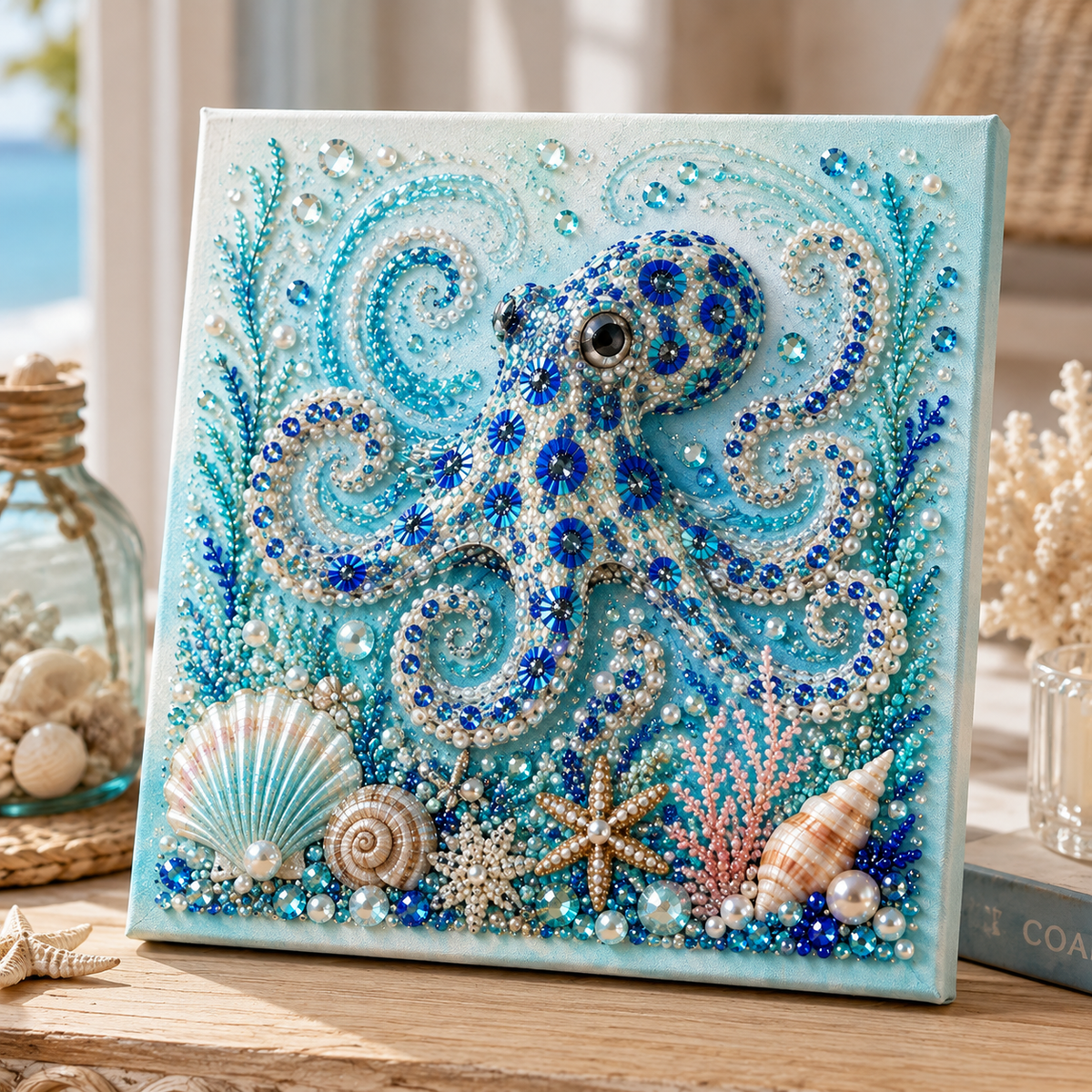 🔥 EARLY AUTMN SALE 49% OFF - DIY 3D Pearl Diamond Painting Kit – Ocean Wonders