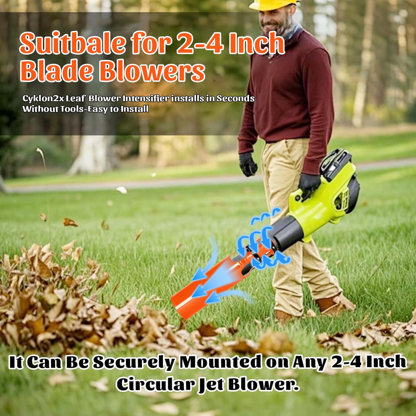 ❄️ Early Christmas Sale 70% OFF 💨 2026 CYKLON2X Blower Air Booster ⚡ Instantly Double Your Blower Power!