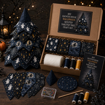 🔥 LAST DAY 59% OFF 🎃 Halloween Quilted Fabric Tree DIY Kit