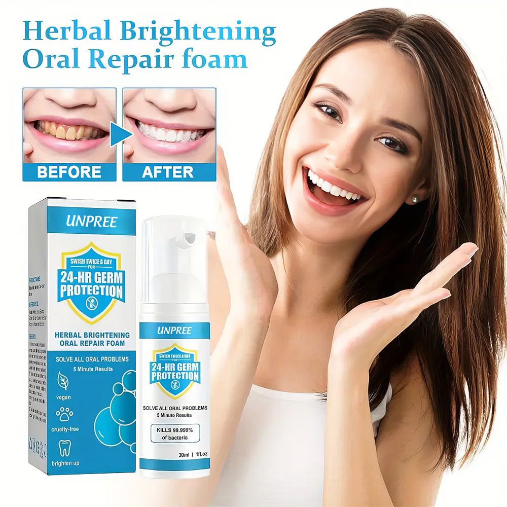 UNPREE™ Herbal Brightening Oral Repair Foam