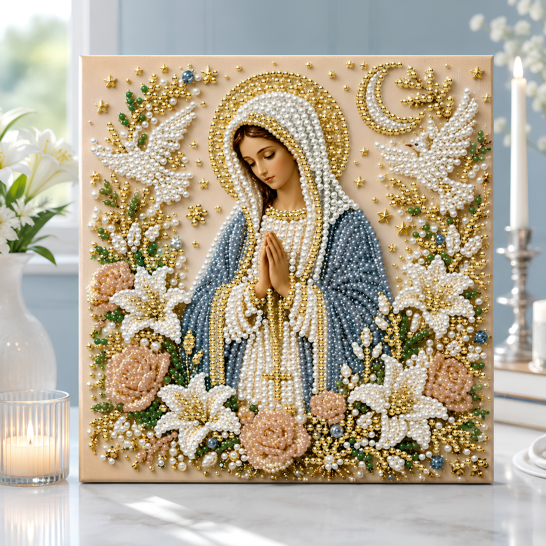 ⏰ LAST DAY 49% OFF ⭐ Divine Grace DIY Pearl Art Kit ✨