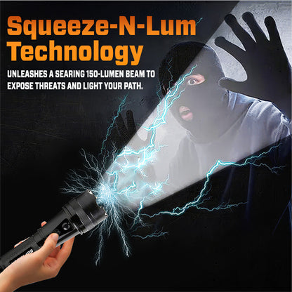 💥 2026 Upgrade 75% OFF ️🔦 SUPTRUCK™ VoltGuard X95 2in1 Stun Flashlight ⚡ Light in Dark, Power in Danger