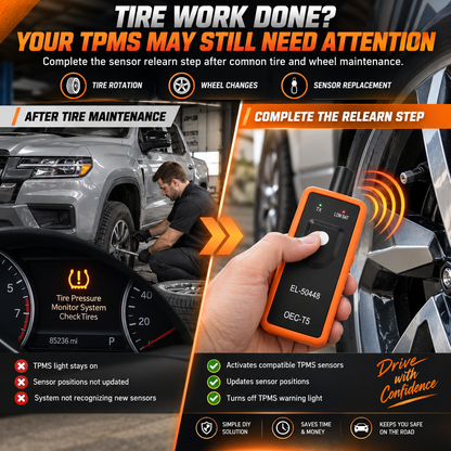 💥 LIMITED OFFER 49% 📟 OFF TPMS Relearn Tool - Tire Pressure Monitoring System Activation Tool for GM Vehicles