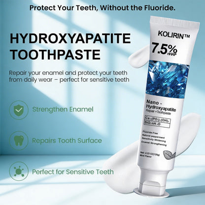 💥 2026 Big Sale 60% OFF ️🦷 KOLIRIN™ Hydroxyapatite Enamel Repair Dental Toothpaste