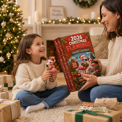 ❄️ EARLY CHRISTMAS SALE 70% OFF  🦩 2026 Christmas Flamingo Advent Calendar ❄️ 24 Days of Cute Surprises, Collectible Fun & Christmas Magic