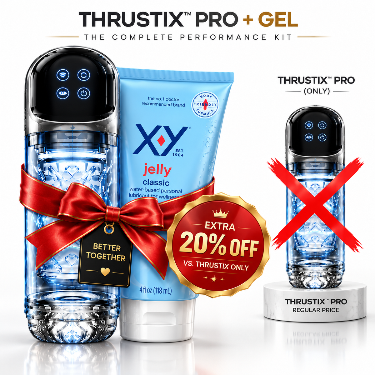 🔥 CLEARANCE SALE 70% OFF 💪 2026 Upgraded THRUSTIX™ PRO 9in1 Automatic Performance Trainer + GEL KIT 🏆
