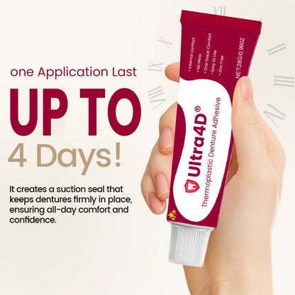 💥 Early Christmas 75% OFF ️🦷 Ultra4D® Thermoplastic Denture Adhesive