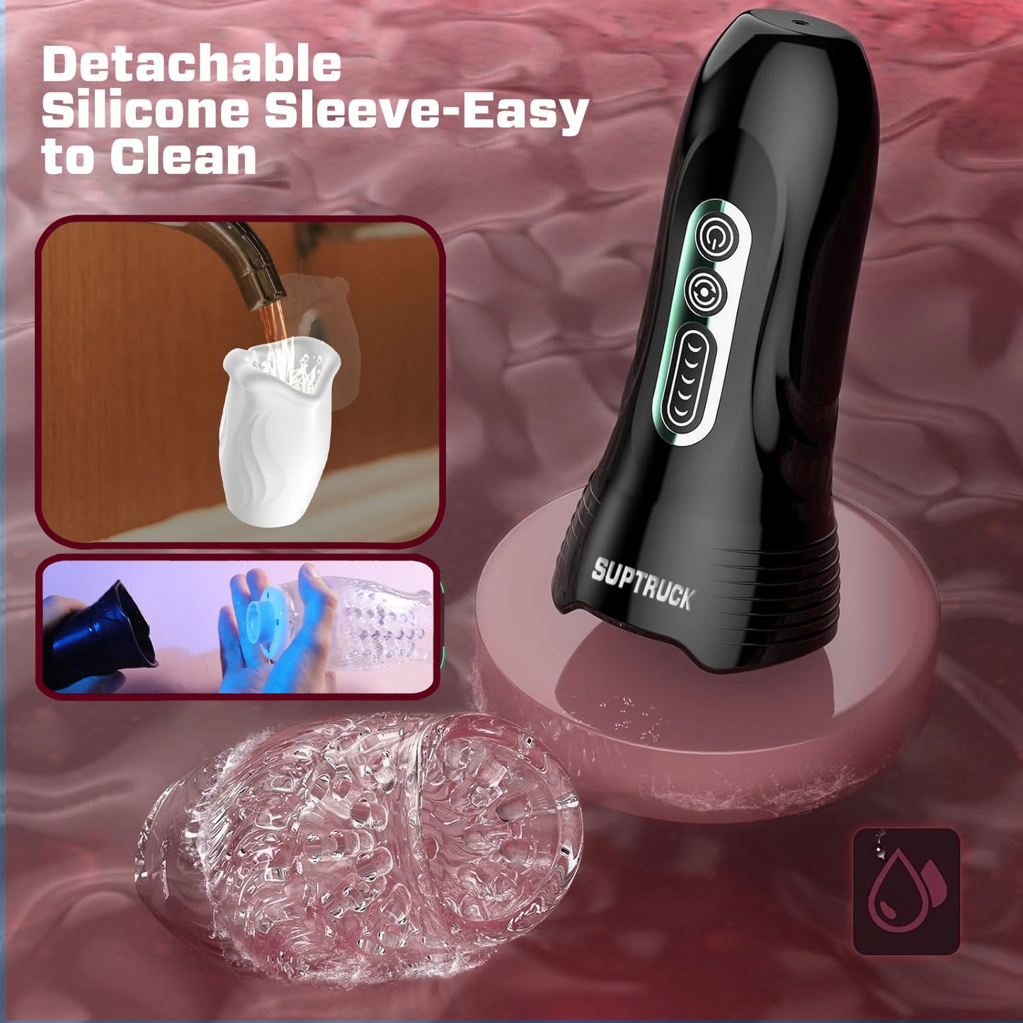 2025 Limited 70% OFF 🔥 FLUX-X Suptruck™ Deep Pulse Suction & Sensual Vibration Stroker with 10 Modes