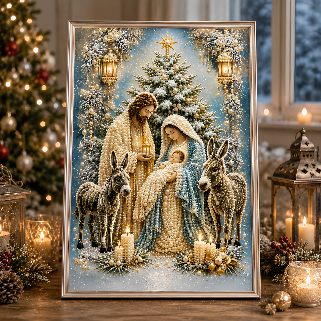 🔥 EARLY CHRISTMAS SALE 49% OFF 🎄 Christmas 3D Pearl Painting Art Kit ✨