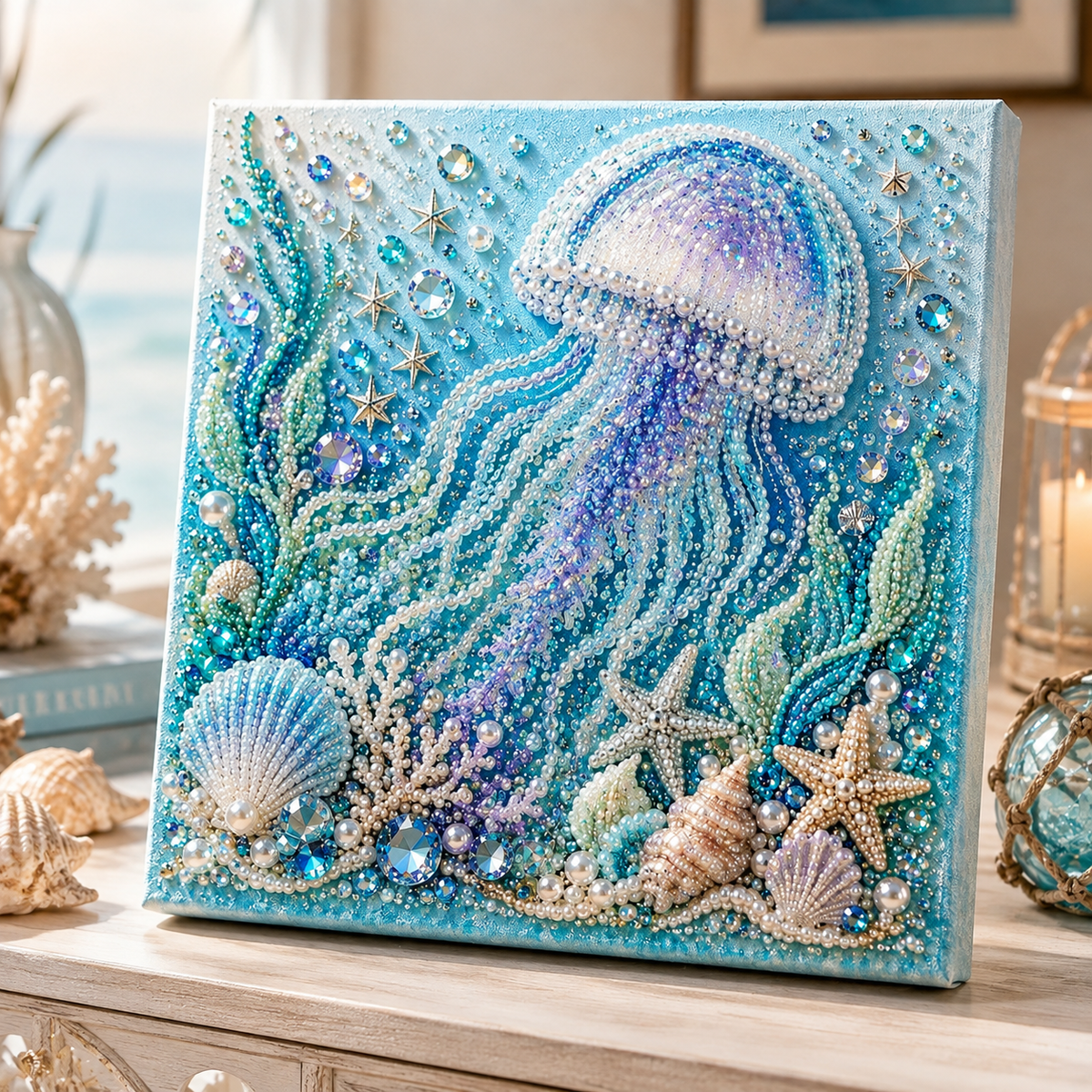 🔥 EARLY AUTMN SALE 49% OFF - DIY 3D Pearl Diamond Painting Kit – Ocean Wonders