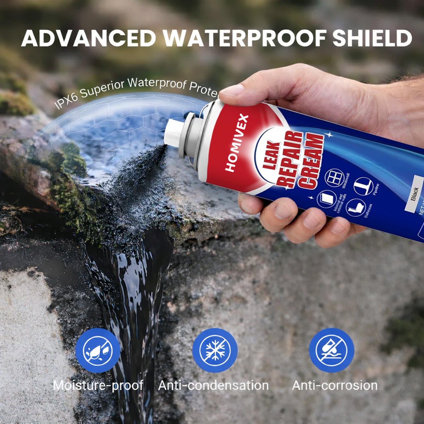 🔥 Hot Sale 70% OFF 🔥 Homivex Leak Repair Waterproof Sealant Spray