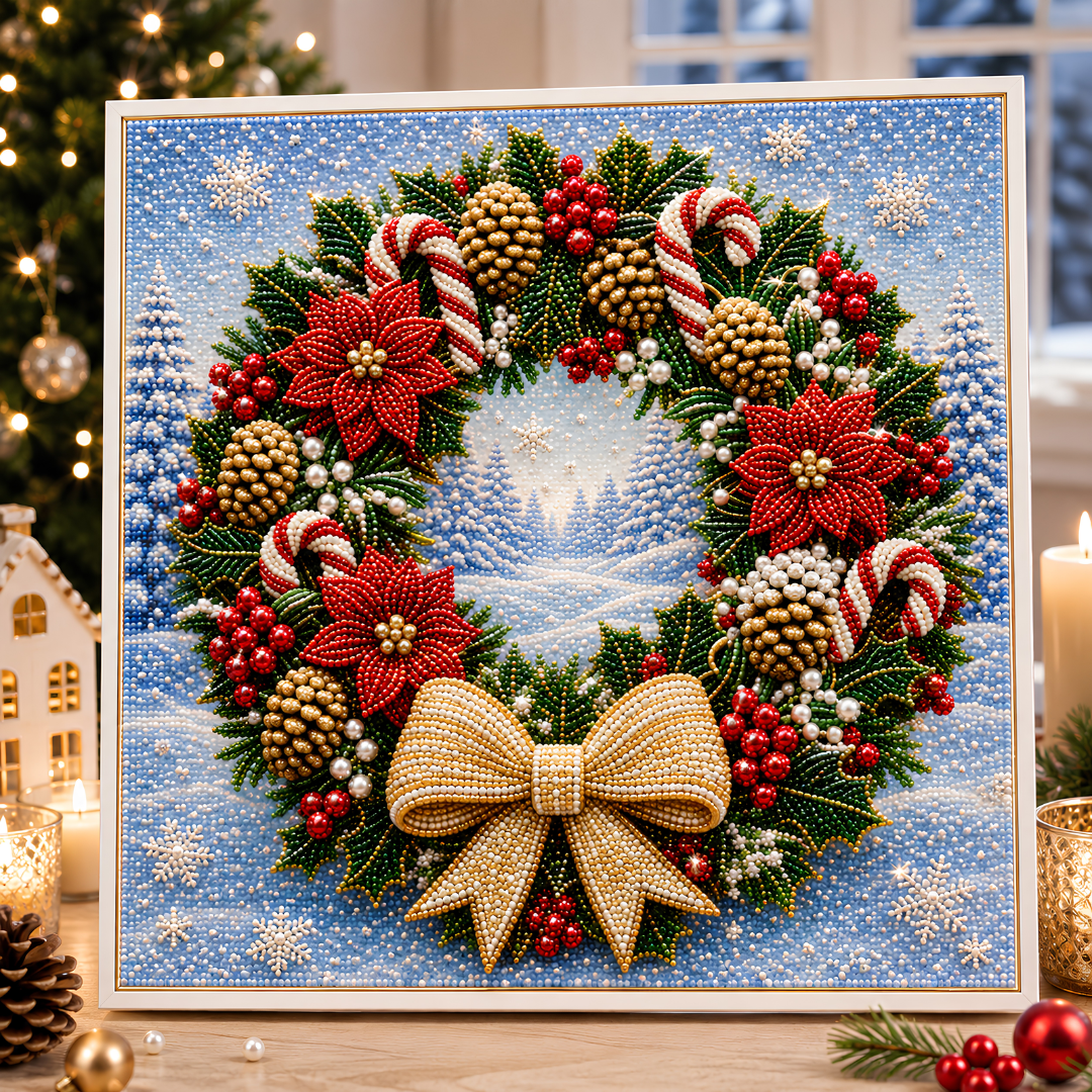 🎄 CHRISTMAS SPECIAL 49% OFF ⏰ Sparkling Christmas 3D Pearl Art DIY Kit ✨