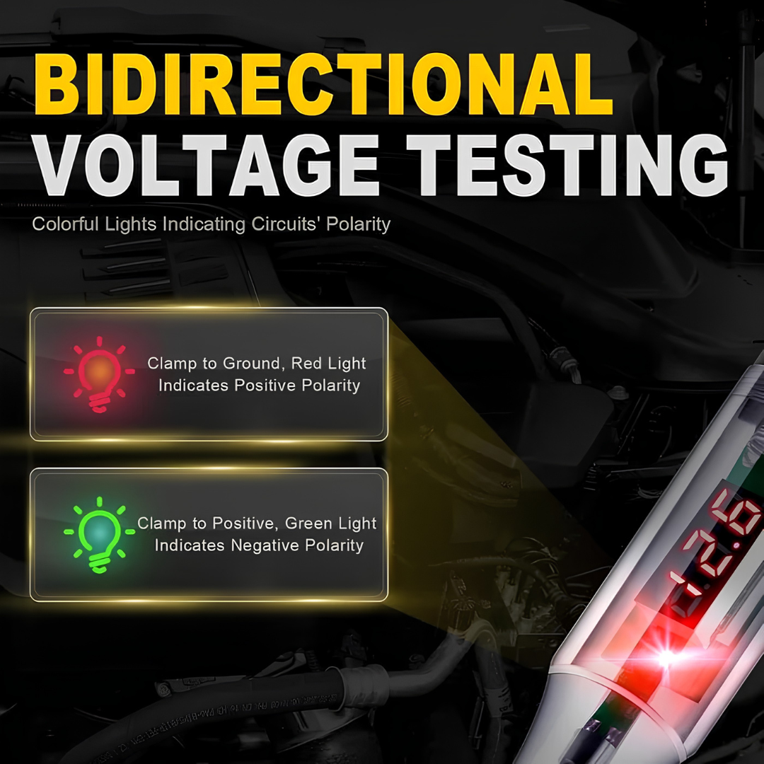⏰ LIMITED-TIME 49% OFF 🔥 Automotive Circuit Tester Pen (3V-120V)