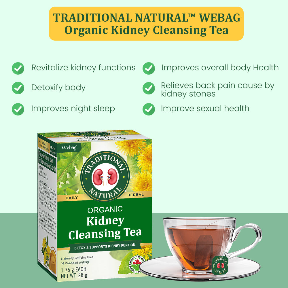 💥 2025 Limited 70% OFF ️⏳ TRADITIONAL NATURAL™ WEBAG Organic Kidney Cleansing Tea 🌙 Improve Kidney And Sexual Health 100% In 2 Weeks