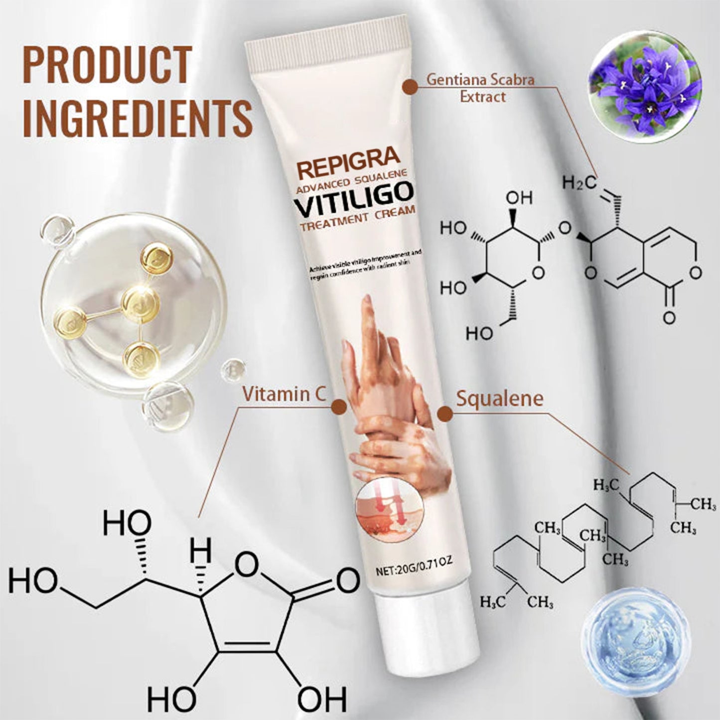 💥 2025 Mega Sale 70% OFF 🔥 Repigra Vitiligo Therapeutic Cream 🔆 Repigment With Care Every Day