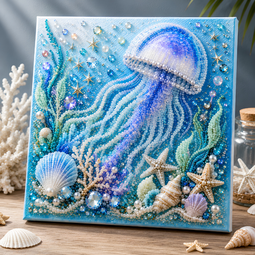 🔥 LIMITED TIME 49% OFF 🌊 Ocean Dreams DIY Pearl Art Kit ✨