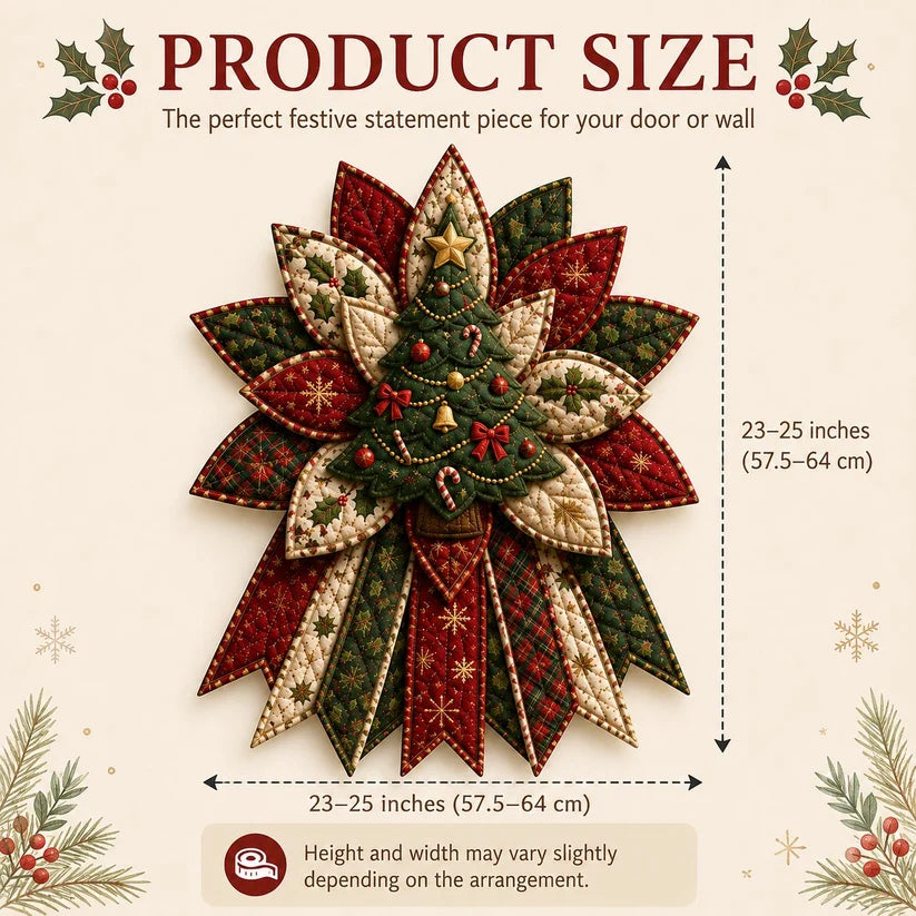 🎄 HOLIDAY 49% OFF ⛄ Festive Quilted Christmas Door Hanging DIY Sewing Kit