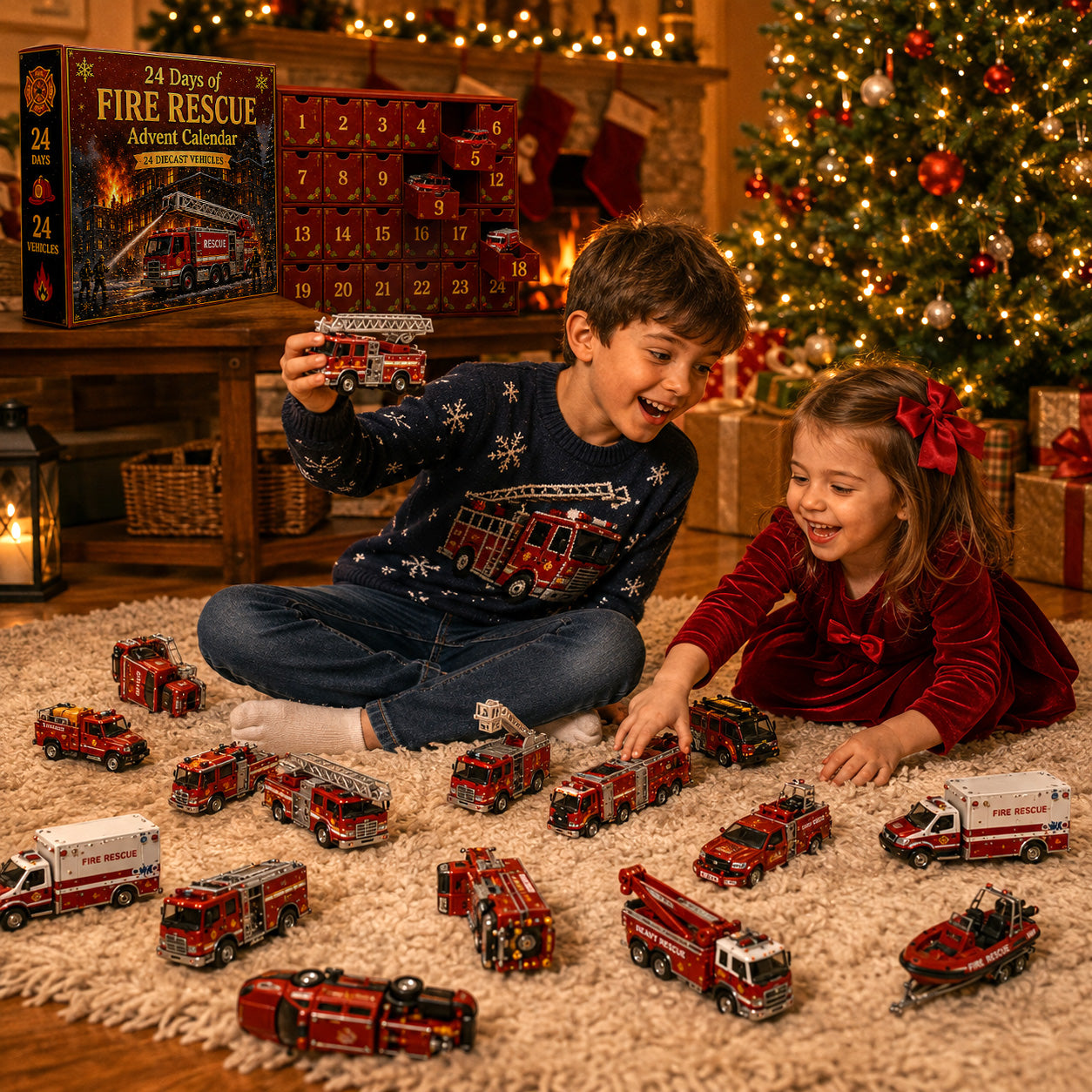 🎄 Early Christmas 49% OFF 🚒 2026 Christmas Fire Rescue - 24 Days Of Fire Rescue Surprises 🎁