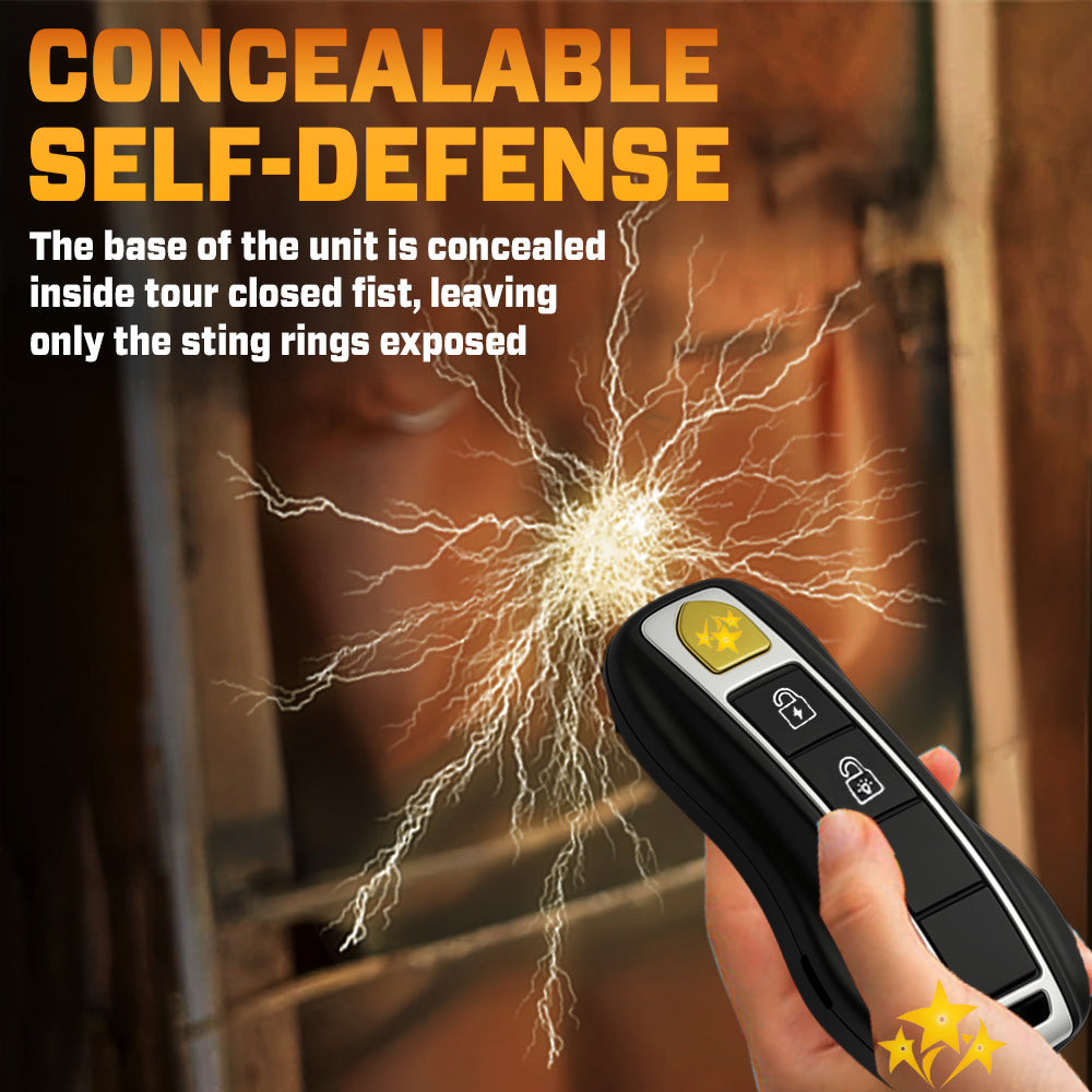 🛡️ 2025 Safety Alert 75% OFF ⚡️ SAFION V57 Stun Flashlight Car Key🔥Protection Anytime, Anywhere