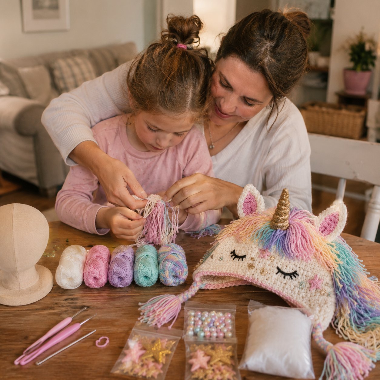 ❄️ EARLY CHRISTMAS SALE 70% OFF 🧶 Animal Hood Hat DIY Crochet Kit for Beginners 🐸