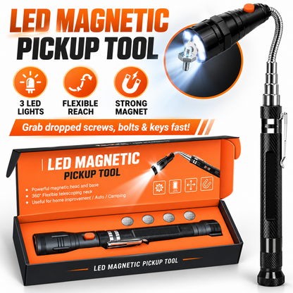 🦯LIMITED-TIME 50% OFF!🔧4-in-1 Adjustable Flashlight and Pickup Tool 💡