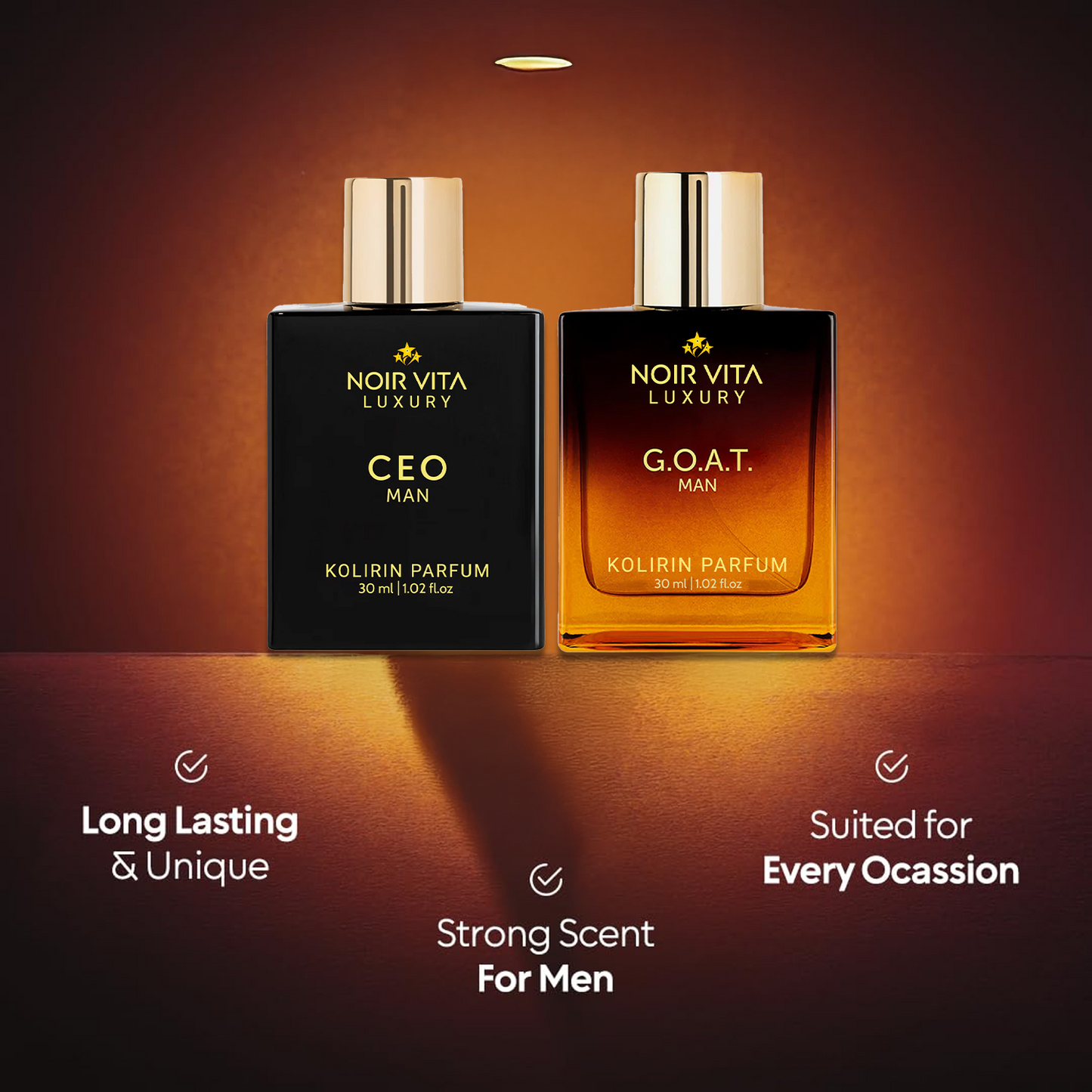 ❄️ Christmas Sale 70% ️OFF 🔥 KOLIRIN™ NOIR VITA Luxury Men Parfum