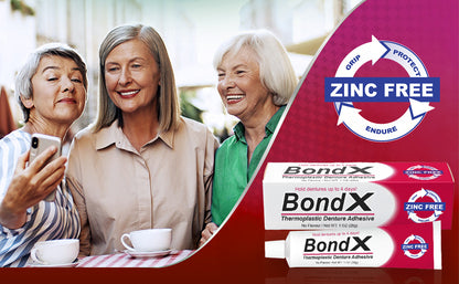 🎃 Halloween Pre-Sale 💥 75% OFF — BONDX Thermoplastic Denture Adhesive