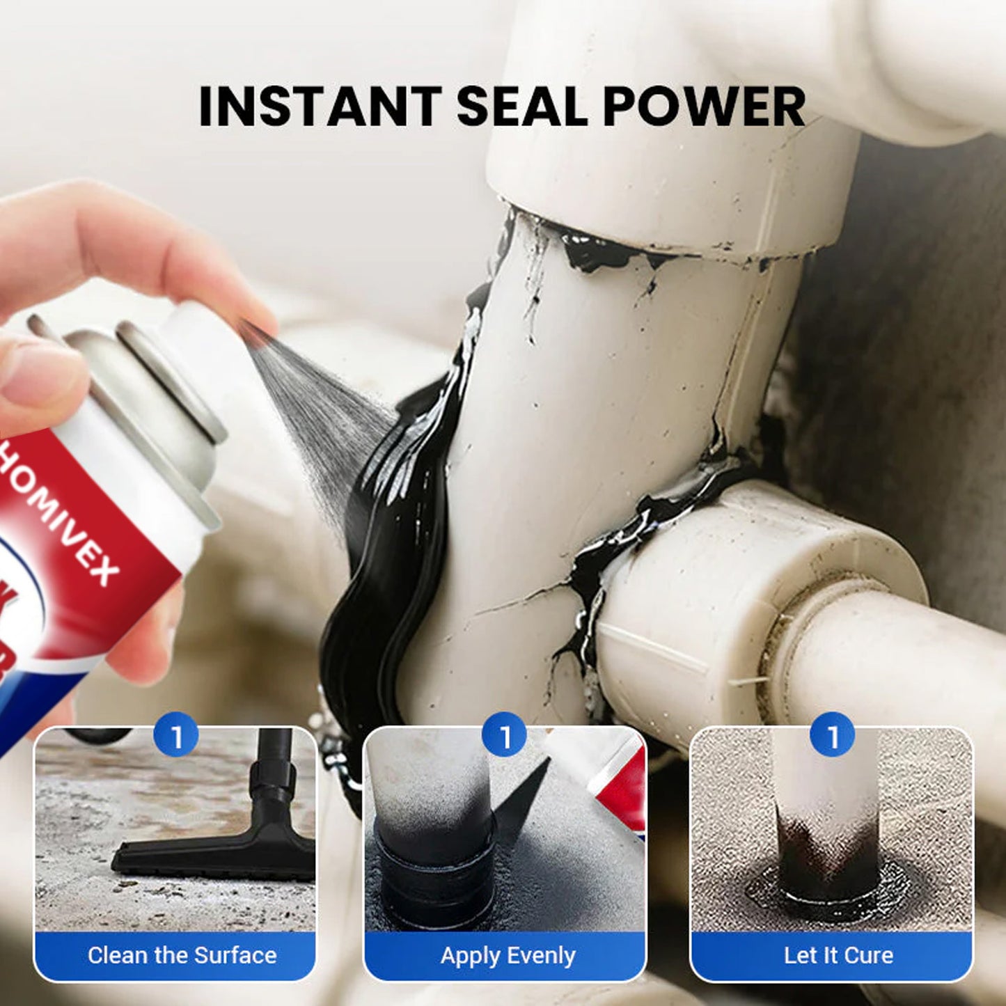 🔥 Hot Sale 70% OFF 🔥 Homivex Leak Repair Waterproof Sealant Spray